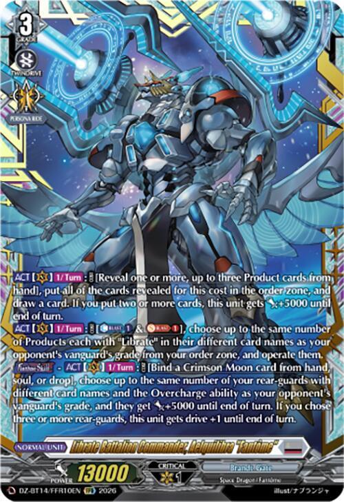 Librate Battalion Commander, Aelquilibra "Fantome" (FFR), DZ-BT14: Envoys of the Crimson Moon DZ-BT14/FFR10EN