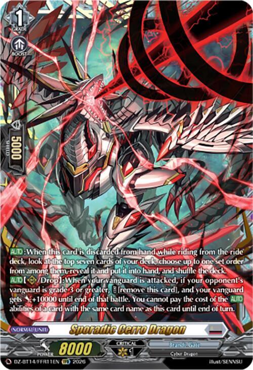 Sporadic Cerro Dragon (FFR), DZ-BT14: Envoys of the Crimson Moon DZ-BT14/FFR11EN