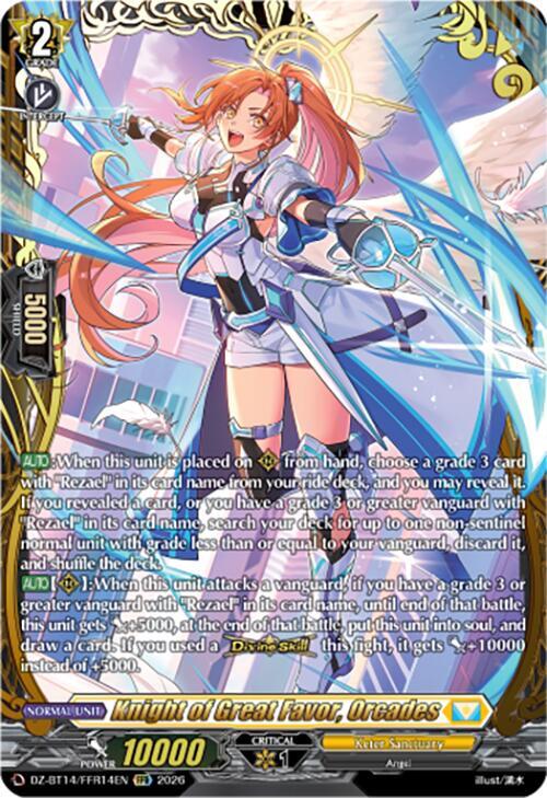 Knight of Great Favor, Orcades (FFR), DZ-BT14: Envoys of the Crimson Moon DZ-BT14/FFR14EN