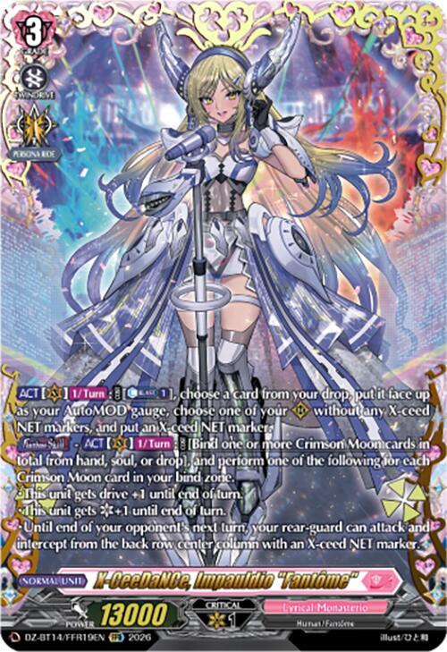 X-CeeDaNCe, Impauldio "Fantome" (FFR), DZ-BT14: Envoys of the Crimson Moon DZ-BT14/FFR19EN