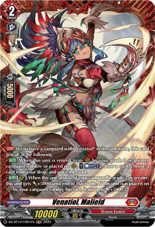 Venatiol, Malield (FR), DZ-BT14: Envoys of the Crimson Moon DZ-BT14/FR01EN