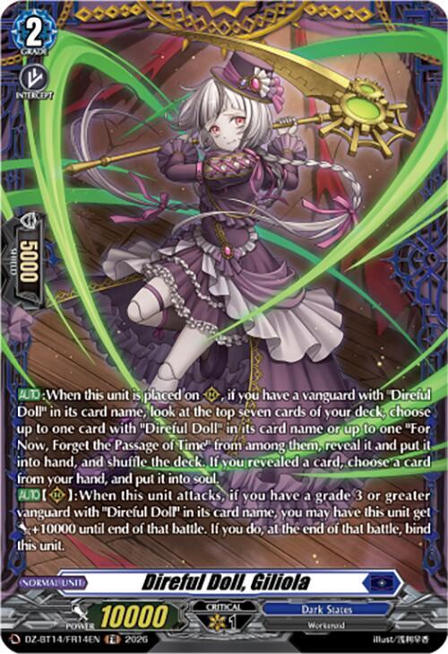 Direful Doll, Giliola (FR), DZ-BT14: Envoys of the Crimson Moon DZ-BT14/FR14EN