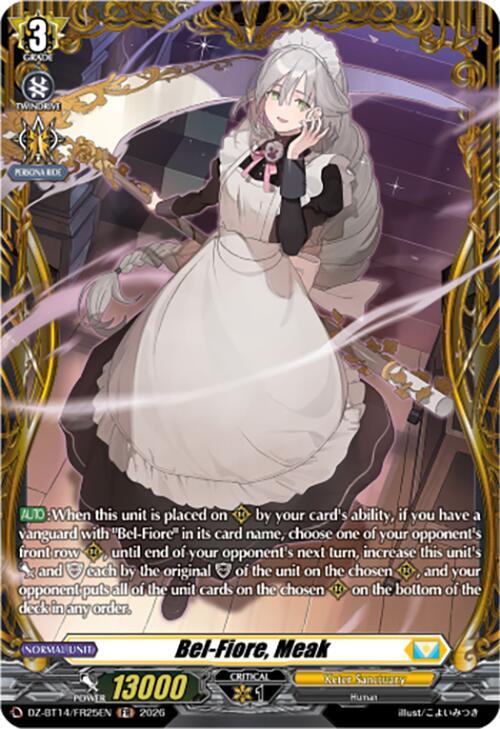 Bel-Fiore, Meak (FR), DZ-BT14: Envoys of the Crimson Moon DZ-BT14/FR25EN