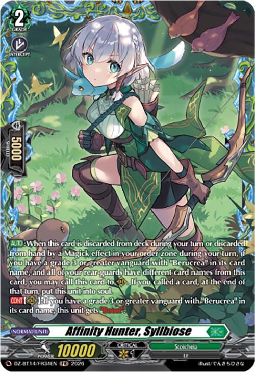 Affinity Hunter, Syllbiose (FR), DZ-BT14: Envoys of the Crimson Moon DZ-BT14/FR34EN