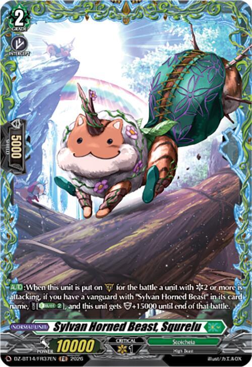 Sylvan Horned Beast, Squrelu (FR), DZ-BT14: Envoys of the Crimson Moon DZ-BT14/FR37EN