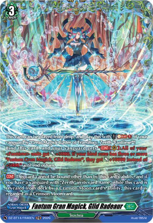 Fantum Gran Magick, Glid Radeaur (FR), DZ-BT14: Envoys of the Crimson Moon DZ-BT14/FR40EN