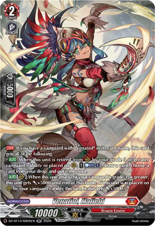 Venatiol, Malield (SR), DZ-BT14: Envoys of the Crimson Moon DZ-BT14/SR05EN