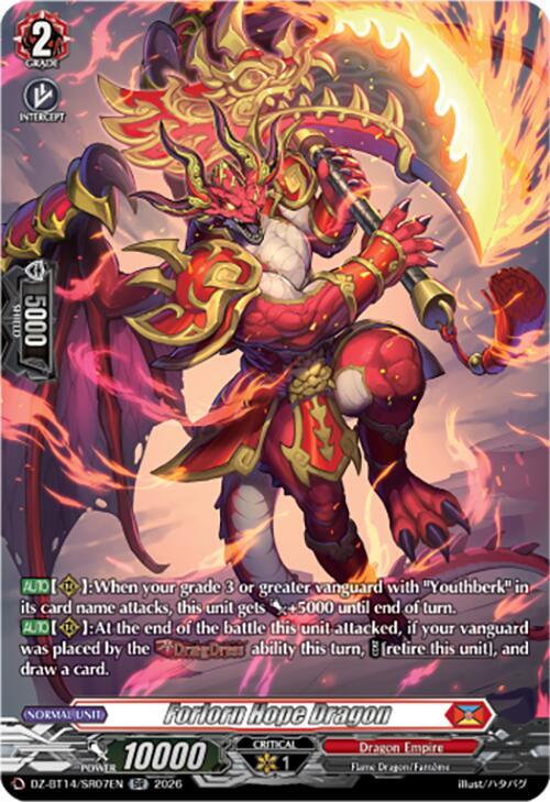 Forlorn Hope Dragon (SR), DZ-BT14: Envoys of the Crimson Moon DZ-BT14/SR07EN