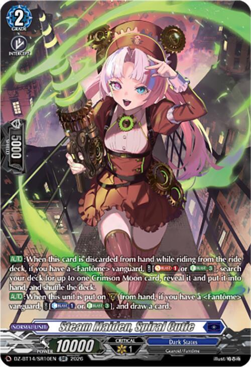Steam Maiden, Spiral Cutie (SR), DZ-BT14: Envoys of the Crimson Moon DZ-BT14/SR10EN