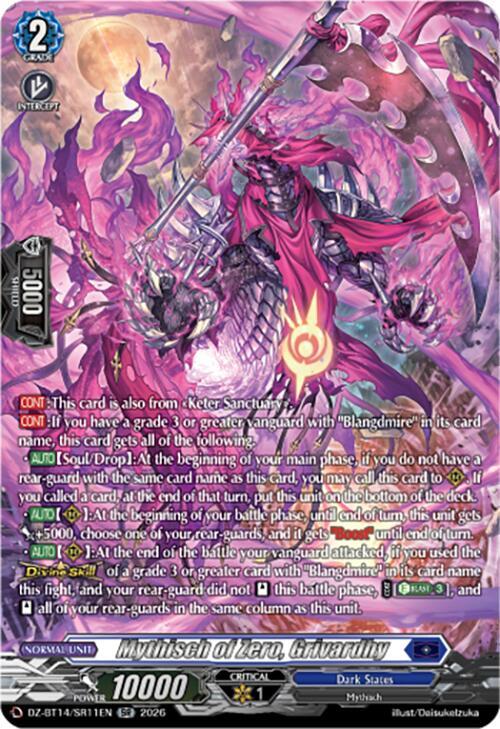 Mythisch of Zero, Grivardhy (SR), DZ-BT14: Envoys of the Crimson Moon DZ-BT14/SR11EN