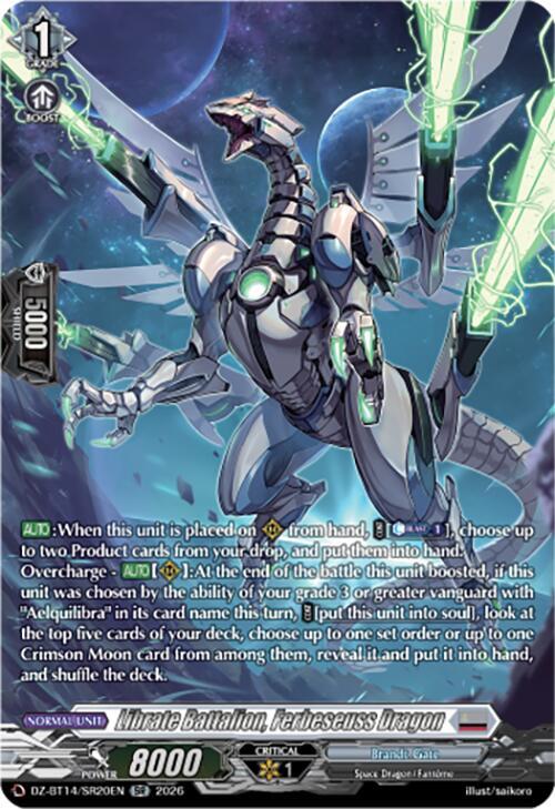 Librate Battalion, Ferbeseuss Dragon (SR), DZ-BT14: Envoys of the Crimson Moon DZ-BT14/SR20EN