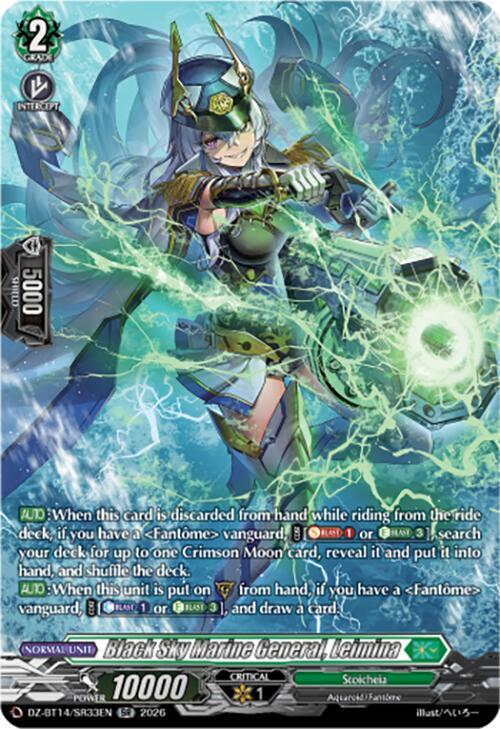 Black Sky Marine General, Leimina (SR), DZ-BT14: Envoys of the Crimson Moon DZ-BT14/SR33EN