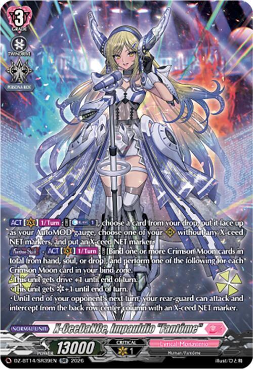 X-CeeDaNCe, Impauldio "Fantome" (SR), DZ-BT14: Envoys of the Crimson Moon DZ-BT14/SR39EN