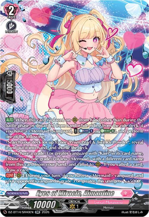 Eyes of Miracle, Aimantine (SR), DZ-BT14: Envoys of the Crimson Moon DZ-BT14/SR40EN