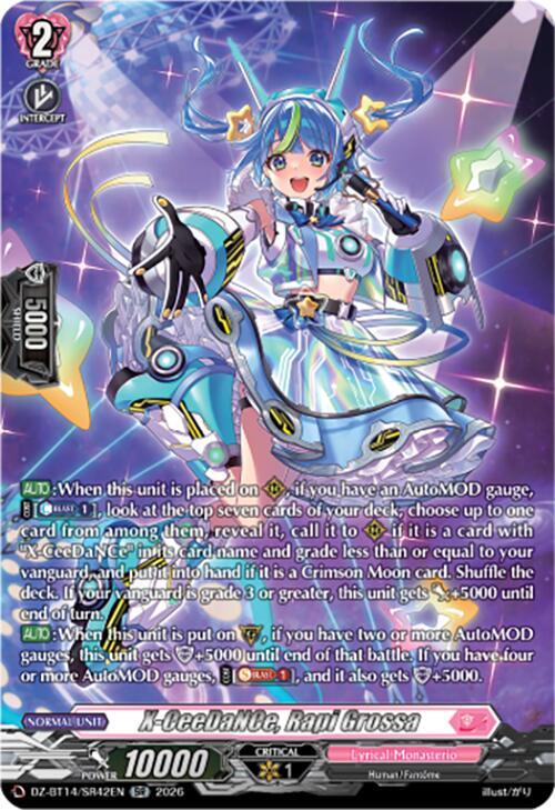 X-CeeDaNCe, Rapi Grossa (SR), DZ-BT14: Envoys of the Crimson Moon DZ-BT14/SR42EN