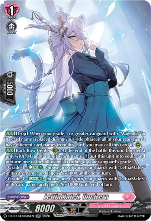 LettiaMateS, Uncizera (SR), DZ-BT14: Envoys of the Crimson Moon DZ-BT14/SR45EN