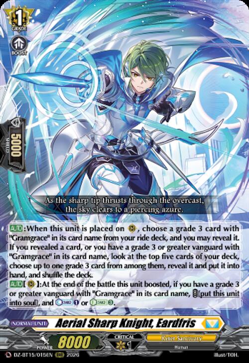 Aerial Sharp Knight, Eardfris, DZ-BT15: Strike of Illusionary Shadows DZ-BT15/015EN