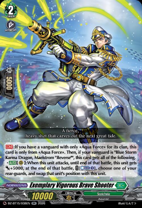 Exemplary Vigorous Brave Shooter, DZ-BT15: Strike of Illusionary Shadows DZ-BT15/038EN