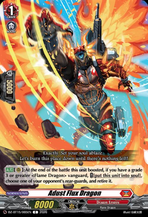 Adust Flux Dragon, DZ-BT15: Strike of Illusionary Shadows DZ-BT15/065EN
