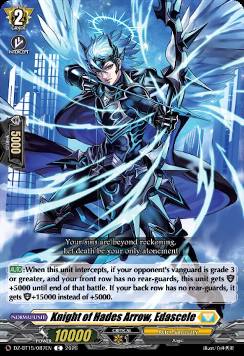 Knight of Hades Arrow, Edascele, DZ-BT15: Strike of Illusionary Shadows DZ-BT15/087EN