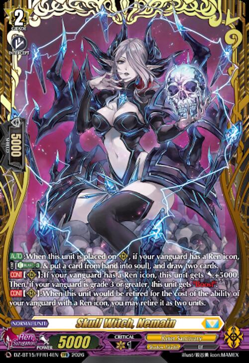 Skull Witch, Nemain (FFR), DZ-BT15: Strike of Illusionary Shadows DZ-BT15/FFR14EN