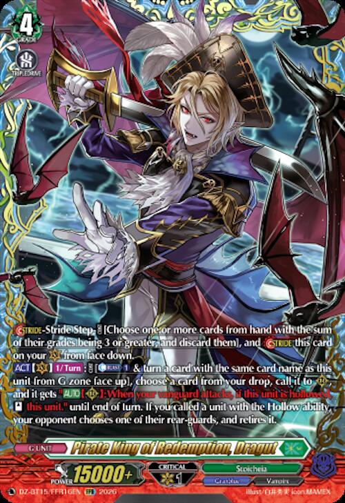 Pirate King of Redemption, Dragut (FFR), DZ-BT15: Strike of Illusionary Shadows DZ-BT15/FFR16EN