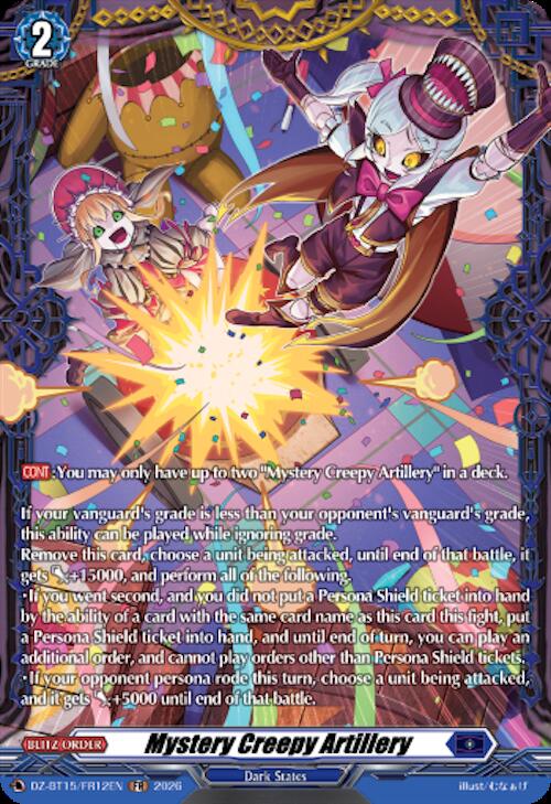 Mystery Creepy Artillery (FR), DZ-BT15: Strike of Illusionary Shadows DZ-BT15/FR12EN