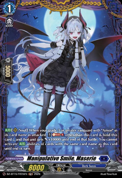 Manipulative Smile, Maserie (FR), DZ-BT15: Strike of Illusionary Shadows DZ-BT15/FR15EN