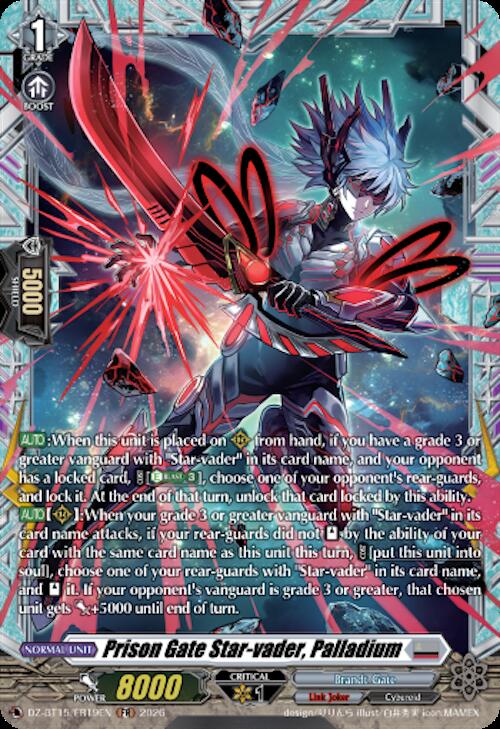 Prison Gate Star-vader, Palladium (FR), DZ-BT15: Strike of Illusionary Shadows DZ-BT15/FR19EN