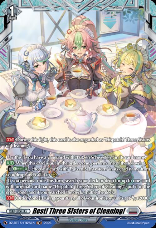 Rest! Three Sisters of Cleaning! (FR), DZ-BT15: Strike of Illusionary Shadows DZ-BT15/FR25EN