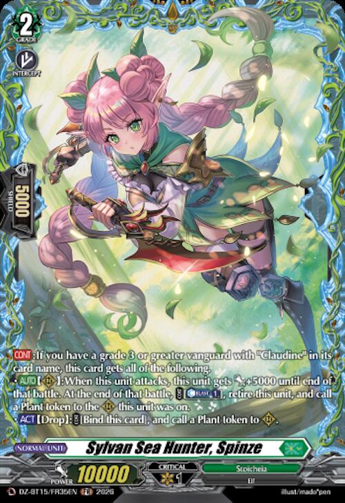 Sylvan Sea Hunter, Spinze (FR), DZ-BT15: Strike of Illusionary Shadows DZ-BT15/FR35EN