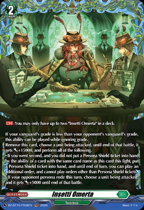Insetti Omerta (FR), DZ-BT15: Strike of Illusionary Shadows DZ-BT15/FR38EN