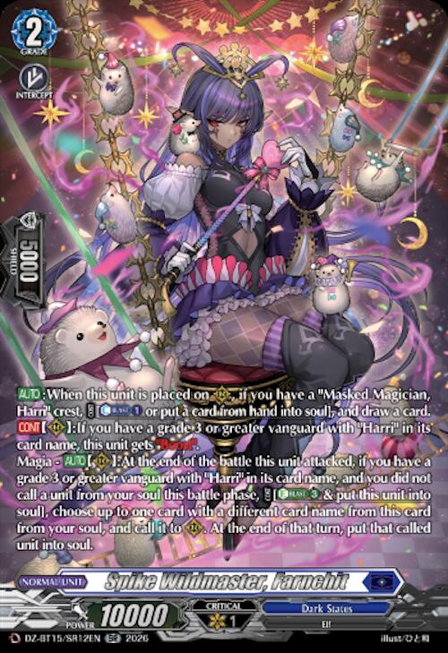 Spike Wildmaster, Farnchit (SR), DZ-BT15: Strike of Illusionary Shadows DZ-BT15/SR12EN