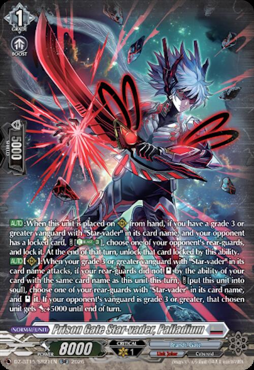 Prison Gate Star-vader, Palladium (SR), DZ-BT15: Strike of Illusionary Shadows DZ-BT15/SR21EN