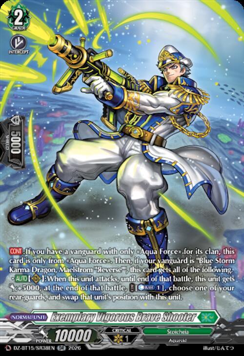 Exemplary Vigorous Brave Shooter (SR), DZ-BT15: Strike of Illusionary Shadows DZ-BT15/SR38EN