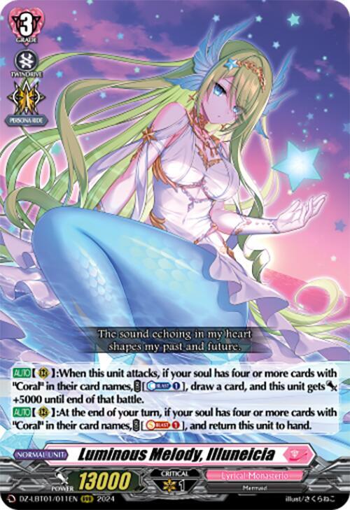 Luminous Melody, Illuneicia, DZ-LBT01: Lyrical Monasterio Sparkling Stars! DZ-LBT01/011EN