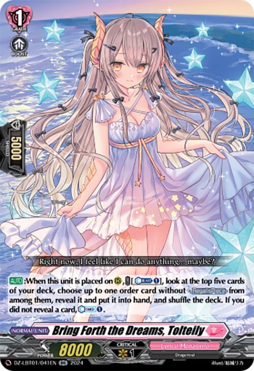 Bring Forth the Dreams, Tolteily, DZ-LBT01: Lyrical Monasterio Sparkling Stars! DZ-LBT01/041EN