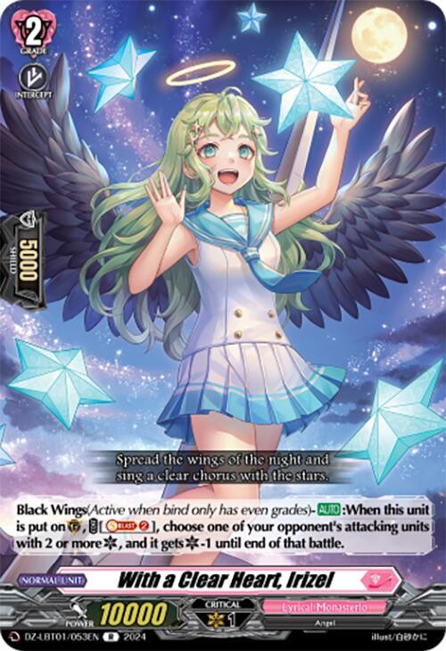 With a Clear Heart, Irizel, DZ-LBT01: Lyrical Monasterio Sparkling Stars! DZ-LBT01/053EN