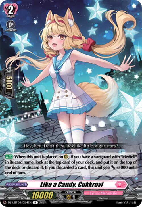 Like a Candy, Cukkrovi, DZ-LBT01: Lyrical Monasterio Sparkling Stars! DZ-LBT01/054EN