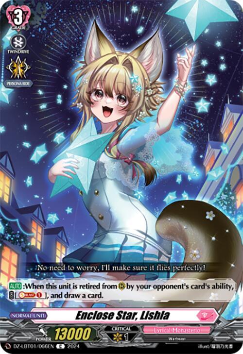 Enclose Star, Lishla, DZ-LBT01: Lyrical Monasterio Sparkling Stars! DZ-LBT01/066EN