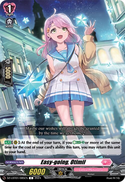Easy-going, Otimii, DZ-LBT01: Lyrical Monasterio Sparkling Stars! DZ-LBT01/085EN