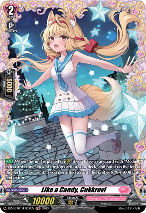 Like a Candy, Cukkrovi (FR), DZ-LBT01: Lyrical Monasterio Sparkling Stars! DZ-LBT01/FR32EN