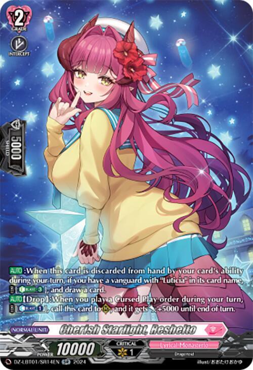 Cherish Starlight, Reshelto (SR), DZ-LBT01: Lyrical Monasterio Sparkling Stars! DZ-LBT01/SR14EN