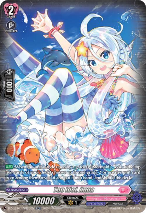 Top Idol, Aqua (SR), DZ-LBT01: Lyrical Monasterio Sparkling Stars! DZ-LBT01/SR26EN