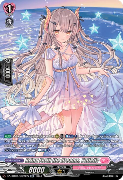 Bring Forth the Dreams, Tolteily (SR), DZ-LBT01: Lyrical Monasterio Sparkling Stars! DZ-LBT01/SR39EN