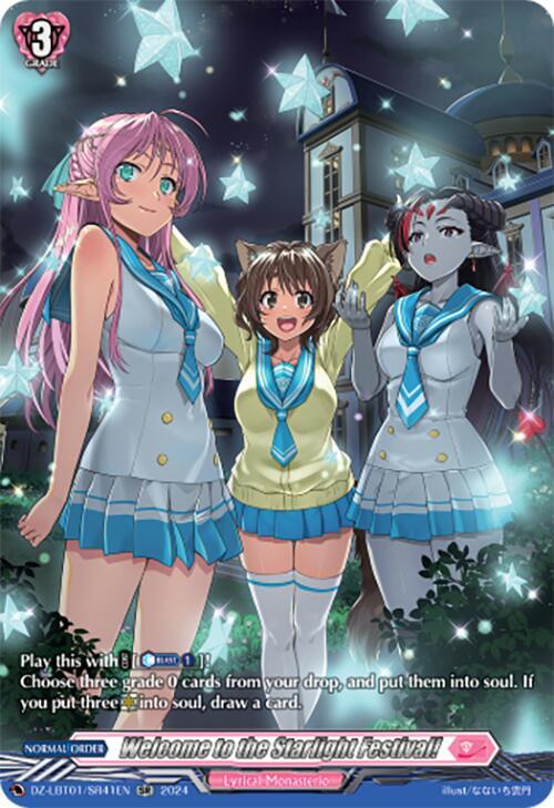 Welcome to the Starlight Festival! (SR), DZ-LBT01: Lyrical Monasterio Sparkling Stars! DZ-LBT01/SR41EN