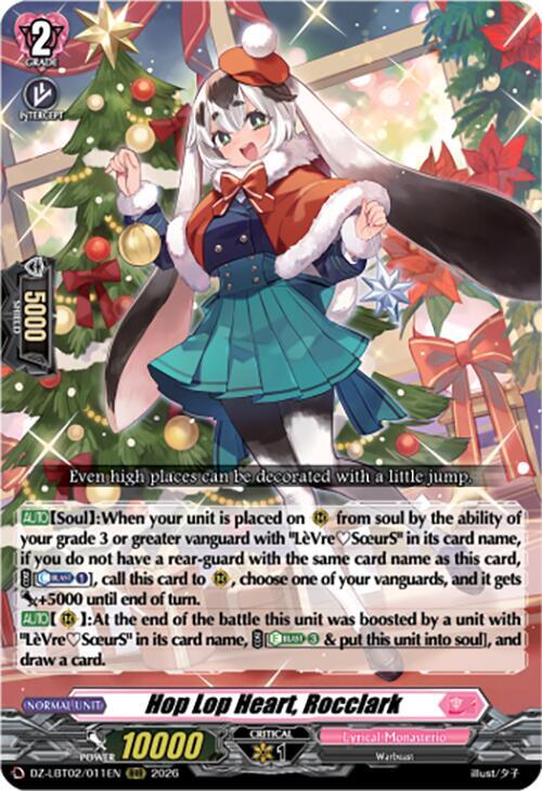 Hop Lop Heart, Rocclark, DZ-LBT02: Lyrical Monasterio Season of Wonders DZ-LBT02/011EN