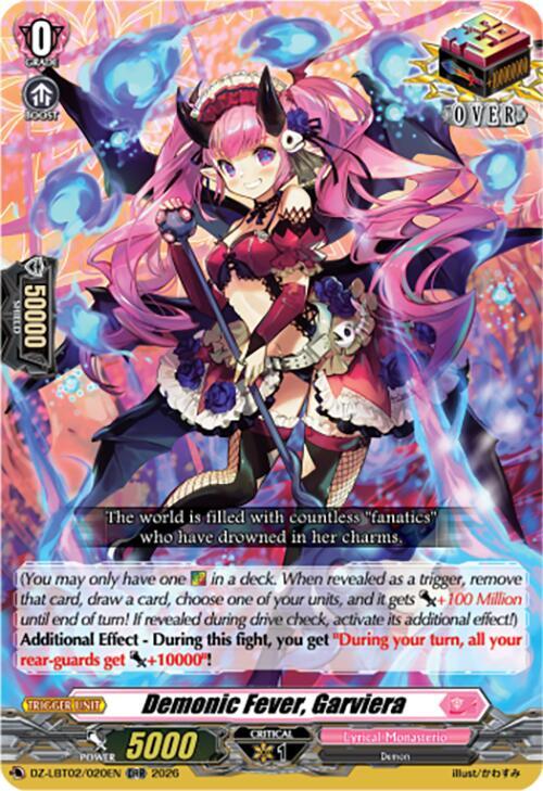Demonic Fever, Garviera, DZ-LBT02: Lyrical Monasterio Season of Wonders DZ-LBT02/020EN