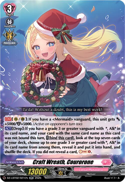 Craft Wreath, Courorone, DZ-LBT02: Lyrical Monasterio Season of Wonders DZ-LBT02/021EN