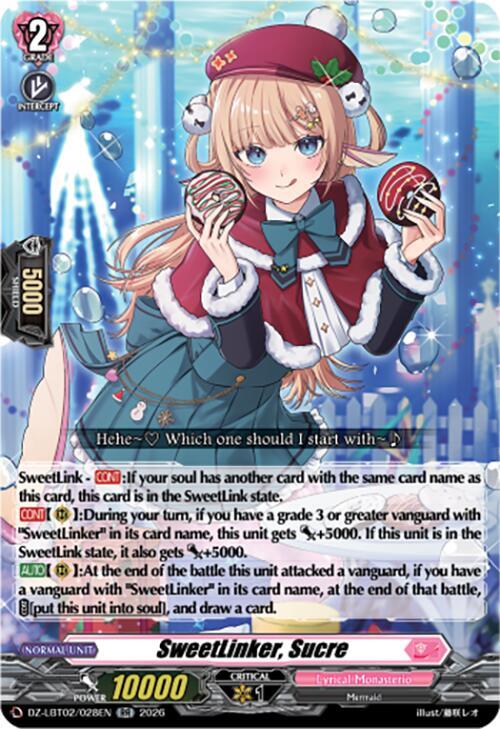 SweetLinker, Sucre, DZ-LBT02: Lyrical Monasterio Season of Wonders DZ-LBT02/028EN